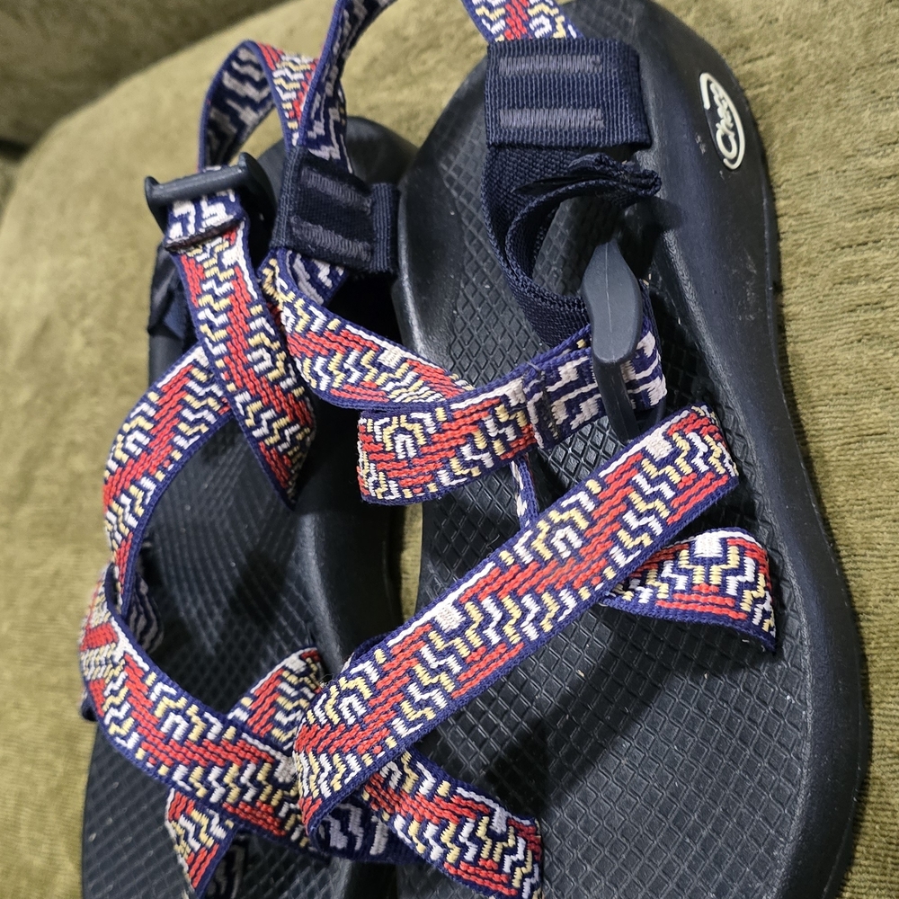 Chaco Women's Sandals - Red and Blue